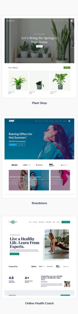 astral web site design example templates 1-b