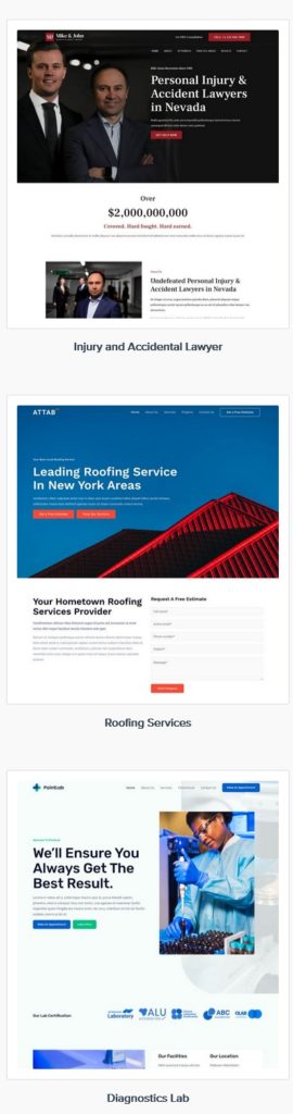 astral web site design example templates 3-b
