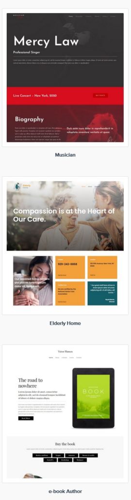 astral web site design example templates 4-b