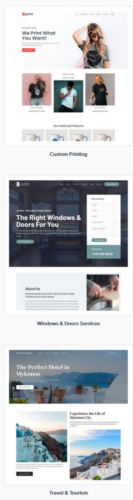 astral web site design example templates 6-b