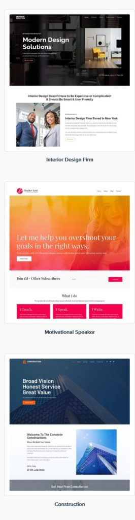 astral web site design example templates 7-a